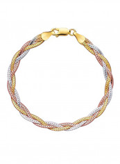 925 Sterling Silver Weave Anklet Bracelet