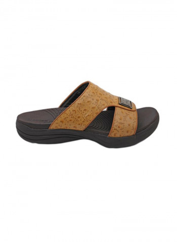 Flat Arabic Sandal Brown/Black
