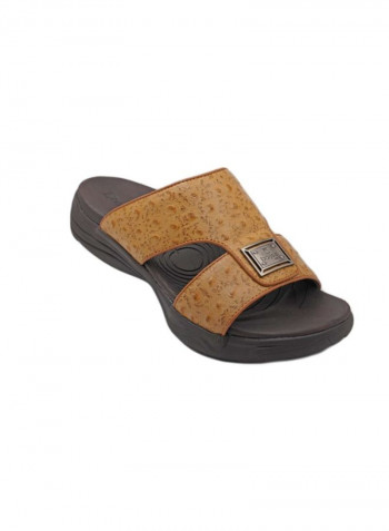 Flat Arabic Sandal Brown/Black