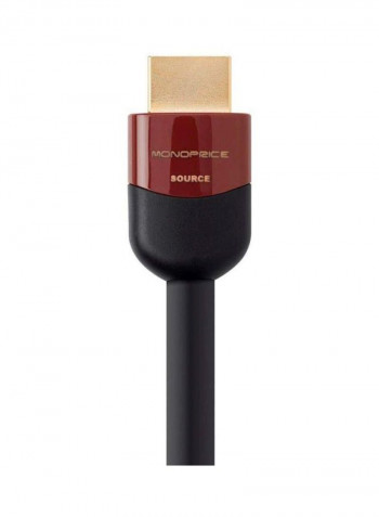 HDMI High Speed Active Cable 25feet Black/Red/Gold