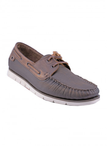 Lace-Up Loafers Brown