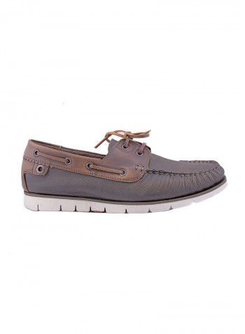 Lace-Up Loafers Brown