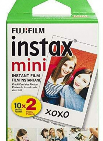 Pack Of 4 Instax Instant Film For Mini 8 And Mini 9 Camera Multicolour Multicolour