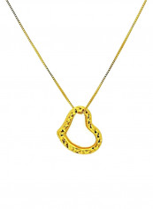 Chain Necklace With Heart Pendant