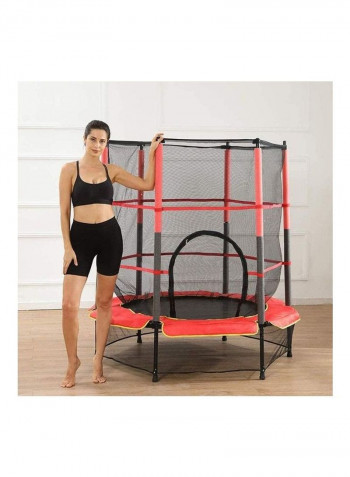 Jump Bed Trampoline With Safety Enclosure 4feet