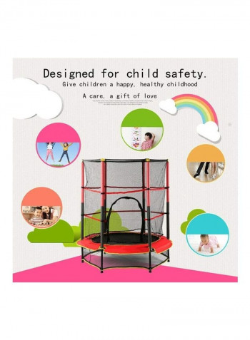Jump Bed Trampoline With Safety Enclosure 4feet