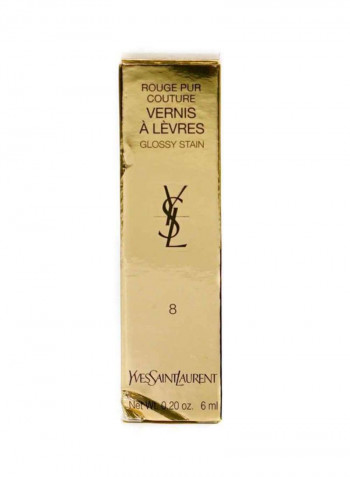 Levres Glossy Stain Lip Gloss 8 Orange De Chine