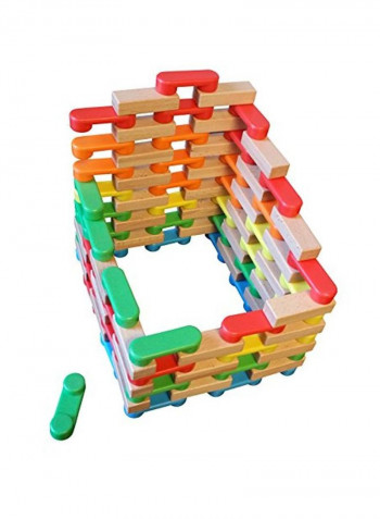 80-Piece Magnetic Building Blocks