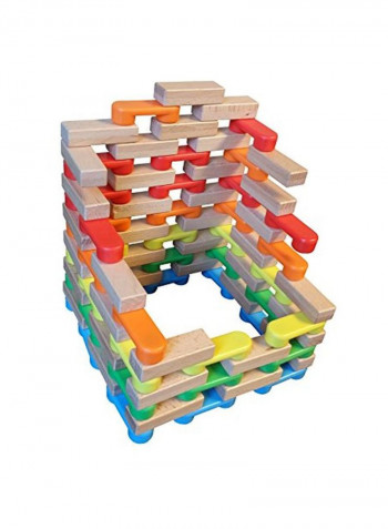 80-Piece Magnetic Building Blocks