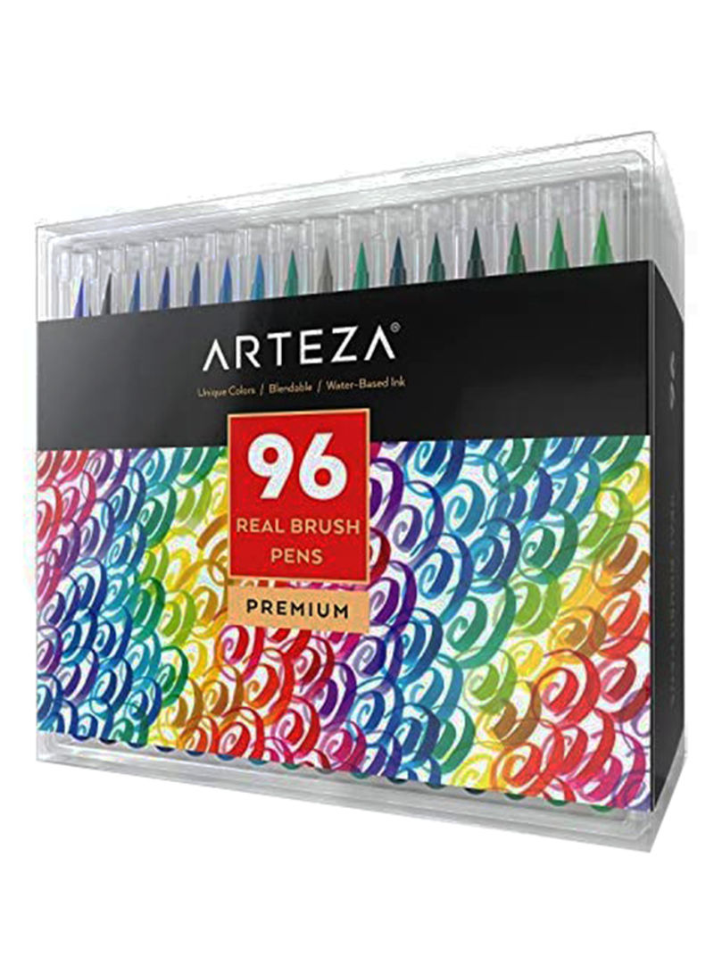 96-Piece Marker Brush Set Multicolour