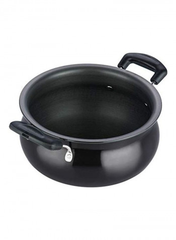 Handi With Lid Black/Silver 5L