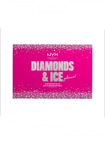 Diamonds & Ice Ultimate 80 Pan Artistry Palette Multicolor