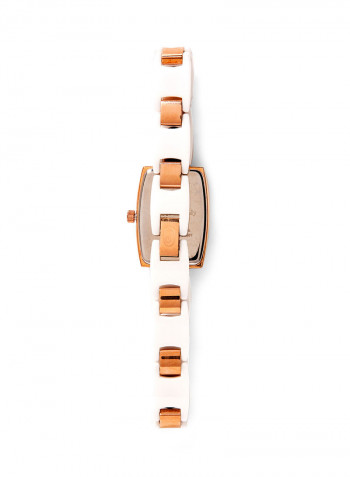 Women's Water Resistant Ceramic Analog Wrist Watch M1122RPWW