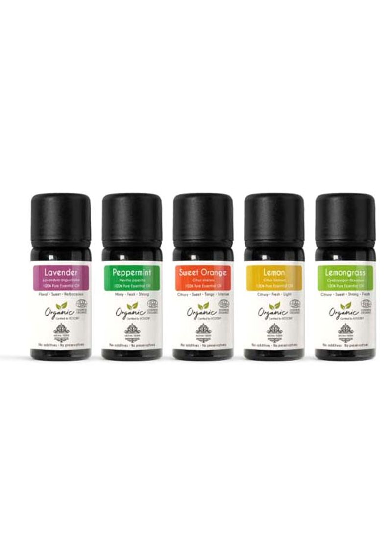 Pack Of 5 Aromatherapy Essential Oil Set 5x10ml