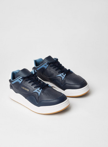 Court Slam 120 3 Lace-up Low Top Sneaker Navy/Light Blue