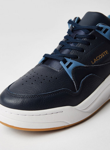 Court Slam 120 3 Lace-up Low Top Sneaker Navy/Light Blue