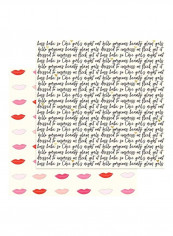 25-Piece Gal Meets Glam Double Sided Card Stock White/Black