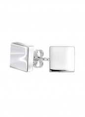 925 Sterling Silver Square Shaped Earrings