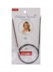 Deborah Norville Fixed Circular Needle Brown/Silver/Black