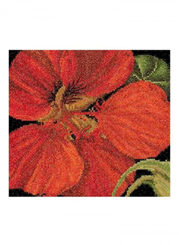 East Indian Cherry Cross Stitch Kit Red/Green