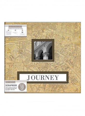 Journey Scrapbook Beige/Grey