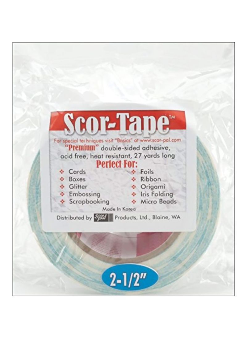 Double Sided Adhesive Tape White