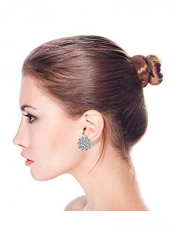 Silver Plated Brass Earrings