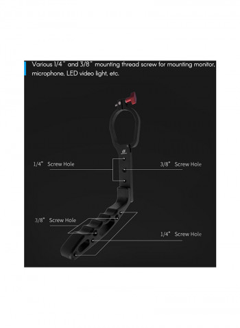 AIR2 Versatile Handle With Hand Release Strap Black