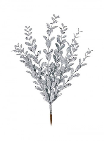 Glitter Pittisporum Spray Artificial Plants Silver 22inch