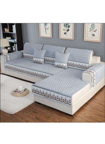 Anti-Skidding Sofa Slipcover Blue