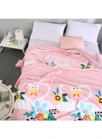 Flannel Thick Blanket Pink