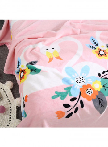 Flannel Thick Blanket Pink