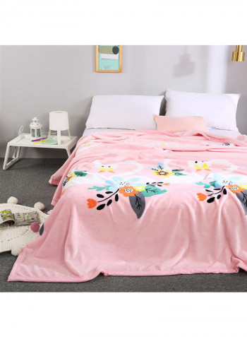 Flannel Thick Blanket Pink