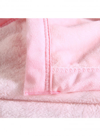 Flannel Thick Blanket Pink