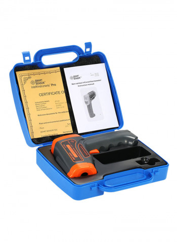 Multifunctional USB Non-contact IR Infrared Thermometer Orange /Grey 22x13.4x6centimeter