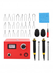 Multi-Functional Electric Pyrography Machine Set Red/Black