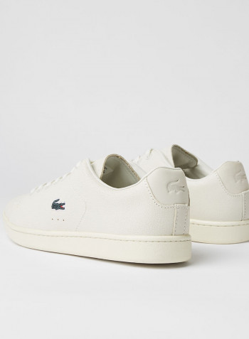 Stylish Lace-Up Sneakers White