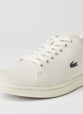 Stylish Lace-Up Sneakers White