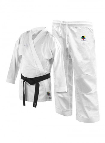 Kumite Fighter Karate Uniform - Brilliant White, 165cm 165cm