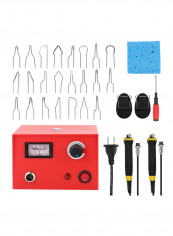 Multi-Functional Electric Pyrography Machine Set Red/Black