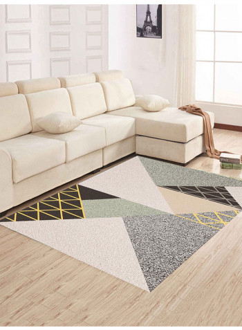 Washable Living Room Floor Mat Multicolour 80(W)x120(L)centimeter