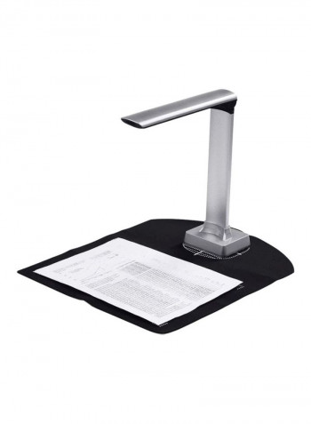 BK30 Document Camera 5 Mega-pixel High Definition Portable Scanner 10.3x8.3x29.5cm White/Black