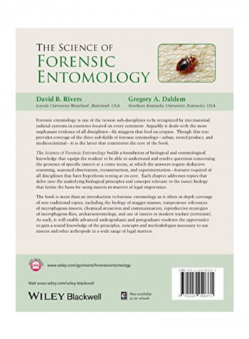The Science Of Forensic Entomology Paperback