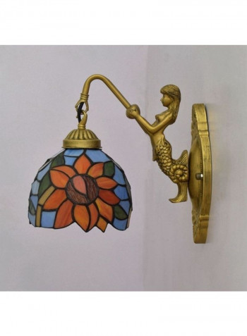 Creative Mediterranean Sun Flower Wall Lamp Multicolour 27x12x24centimeter