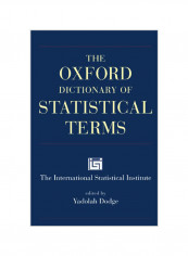 The Oxford Dictionary of Statistical Terms Paperback