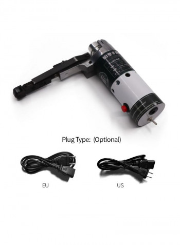 27-Piece Mini Belt Sander Electric Grinder Kit Black/Grey