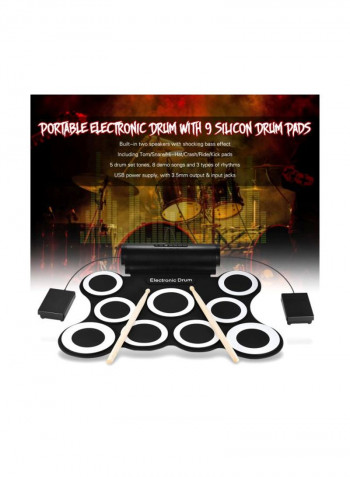 Digital Stereo Electronic Drum Set