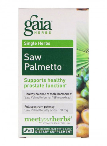 Saw Palmetto - 60 Vegetarian Liquid Phyto-Capsules