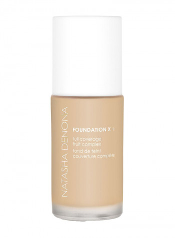 X + Full Coverage Liquid Foundation 42WY Medium-Warm/Yellow Undertone