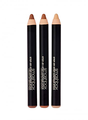 3-Piece Step By Step Contour Stick Nude